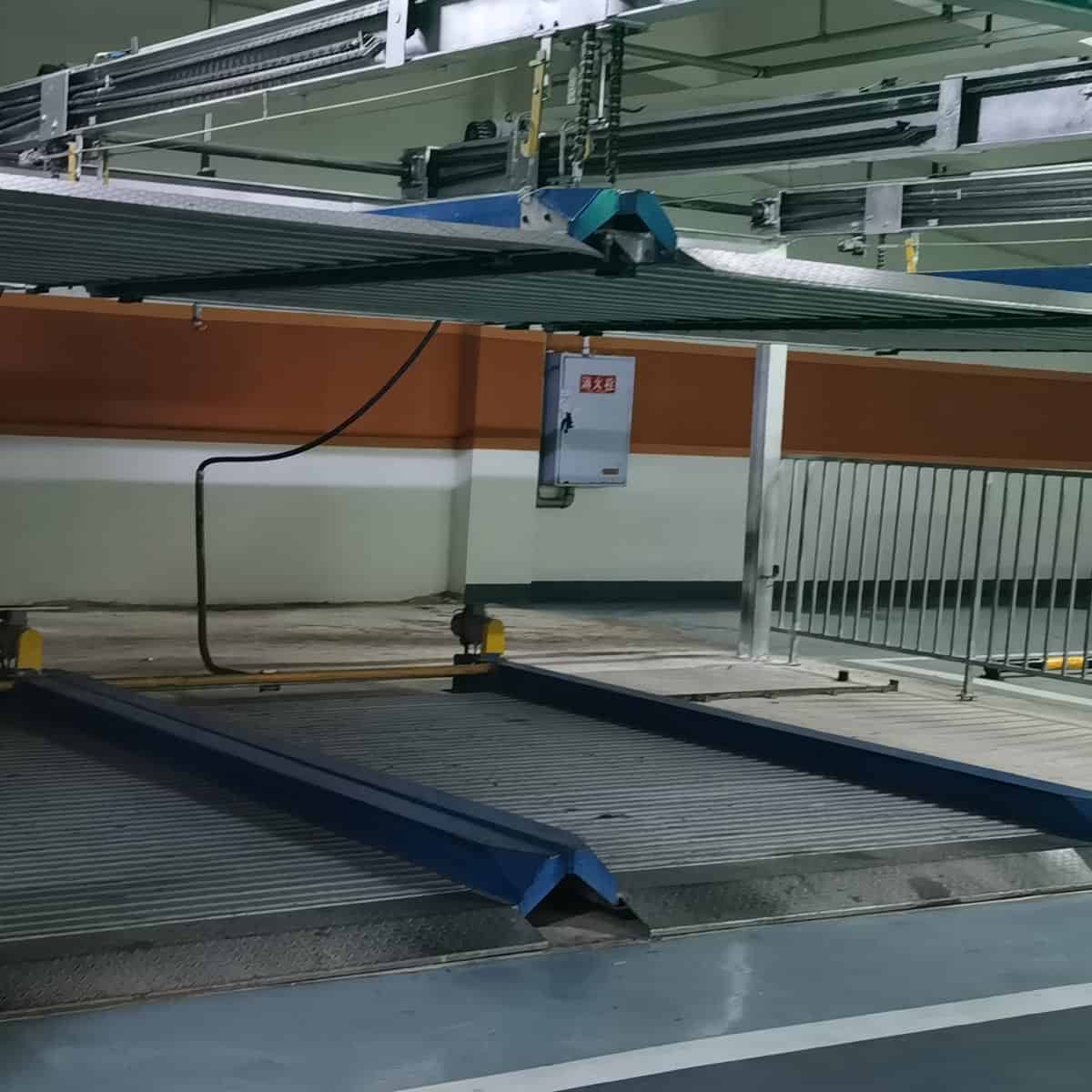 洛南负二正二带地坑PSH4-D2四层升降横移机械式立体车库