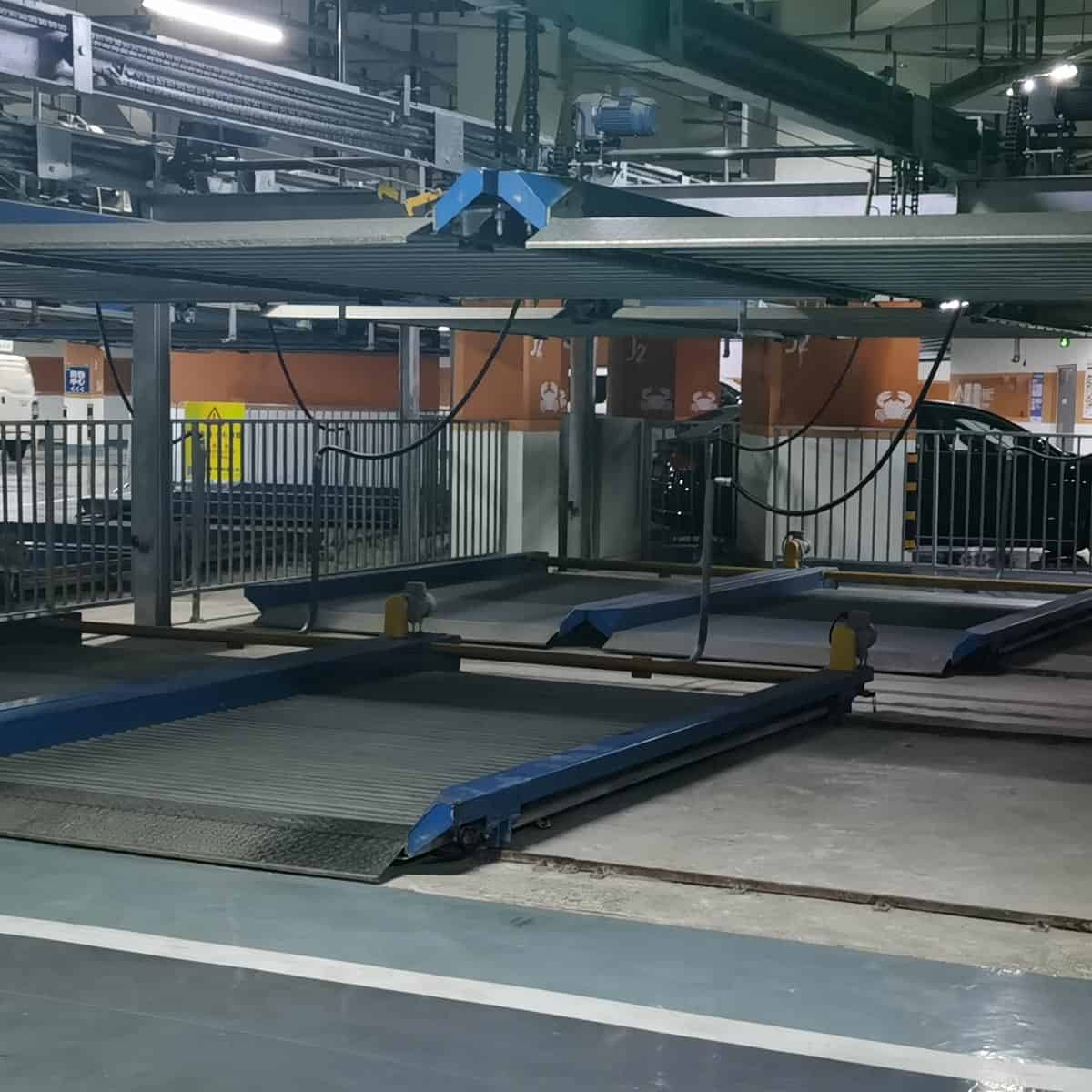 洛南负一正二带地坑PSH3-D1三层升降横移机械式立体车库