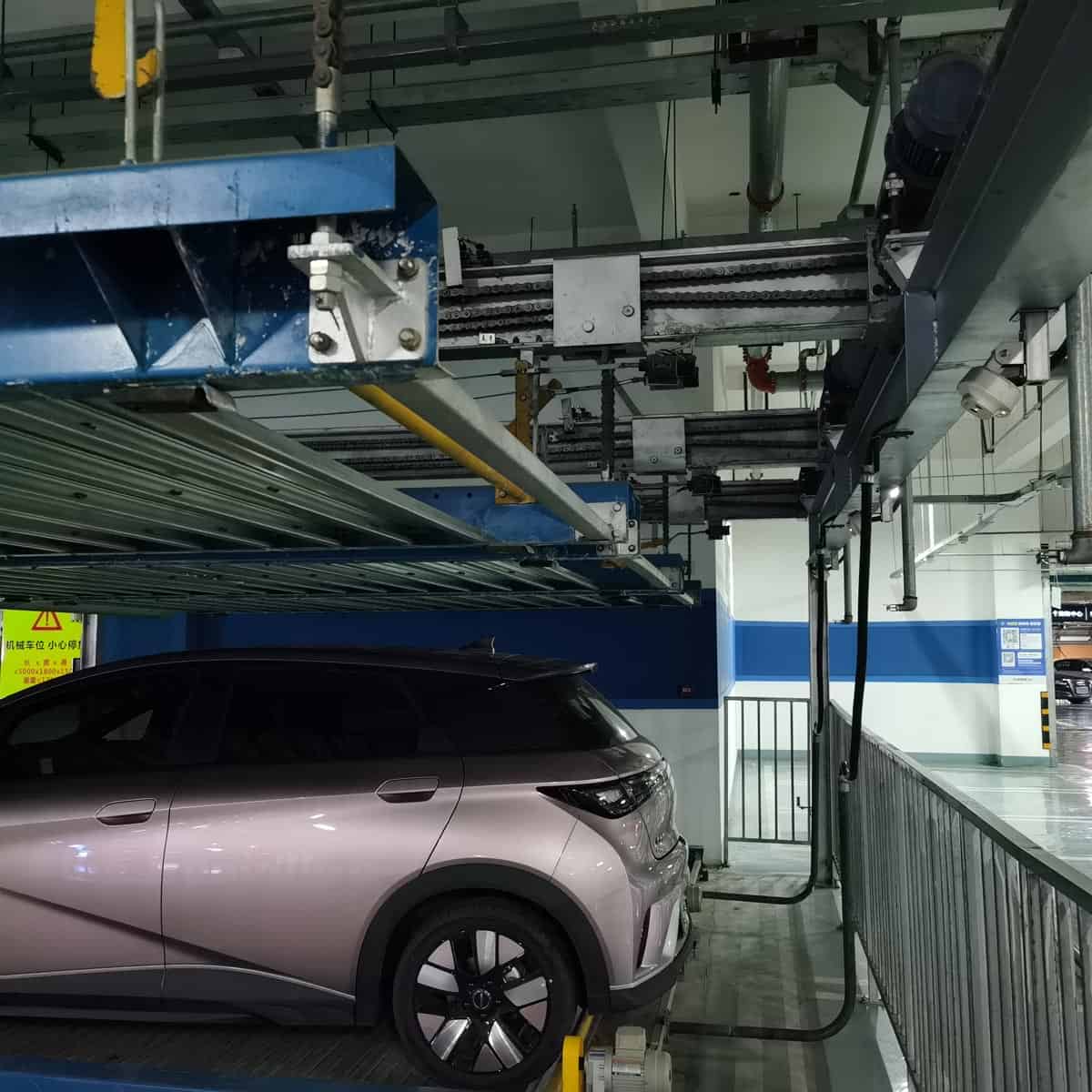 青白江负一正一带地坑PSH2-D1二层升降横移机械式立体车库