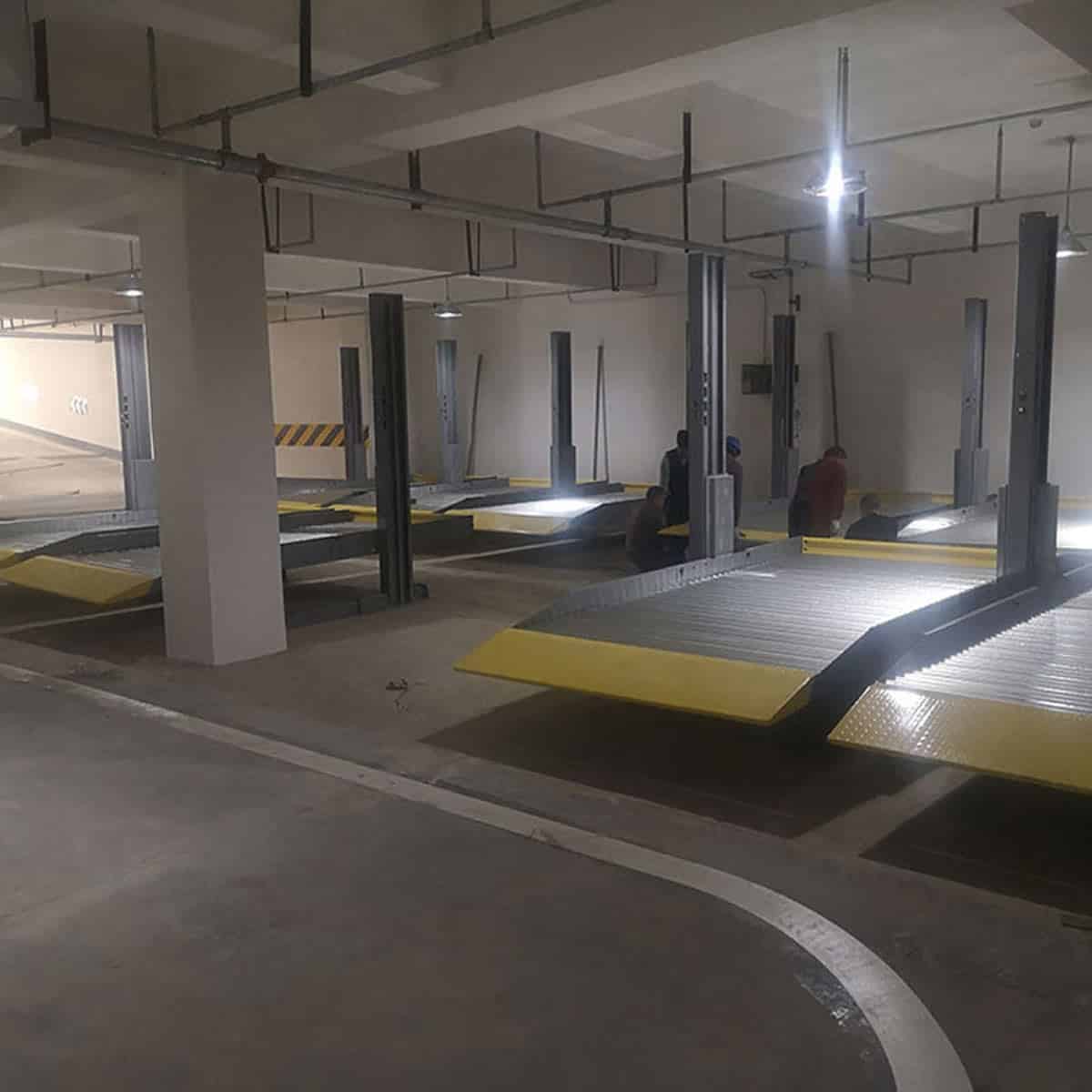 两当两层立体车库停车设备过规划