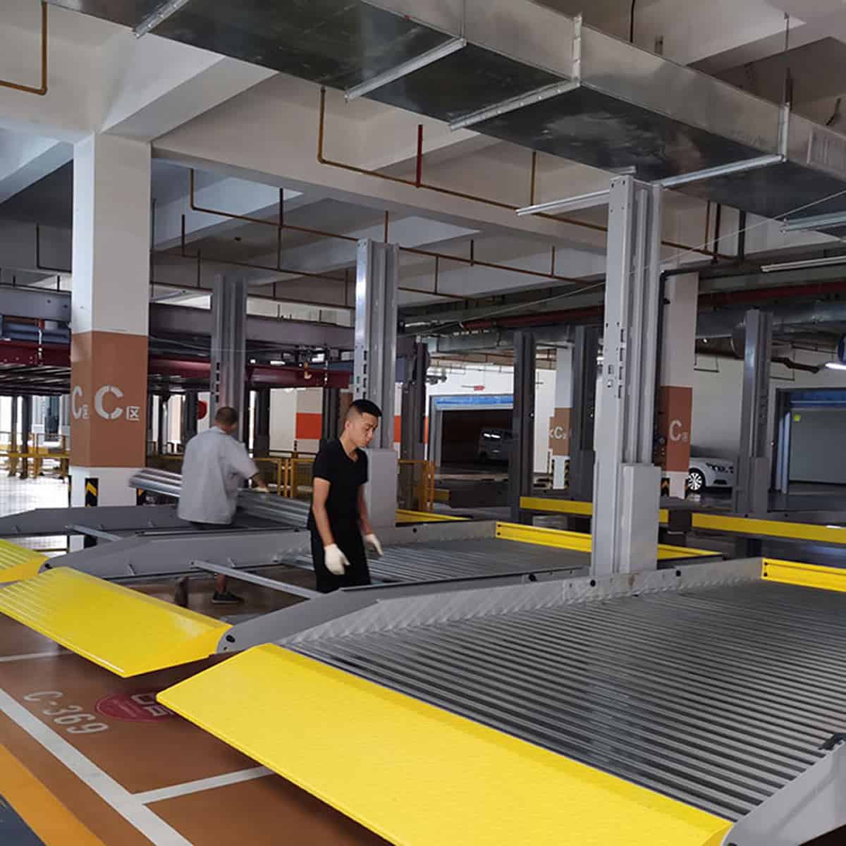 杨陵地下室机械停车位改造