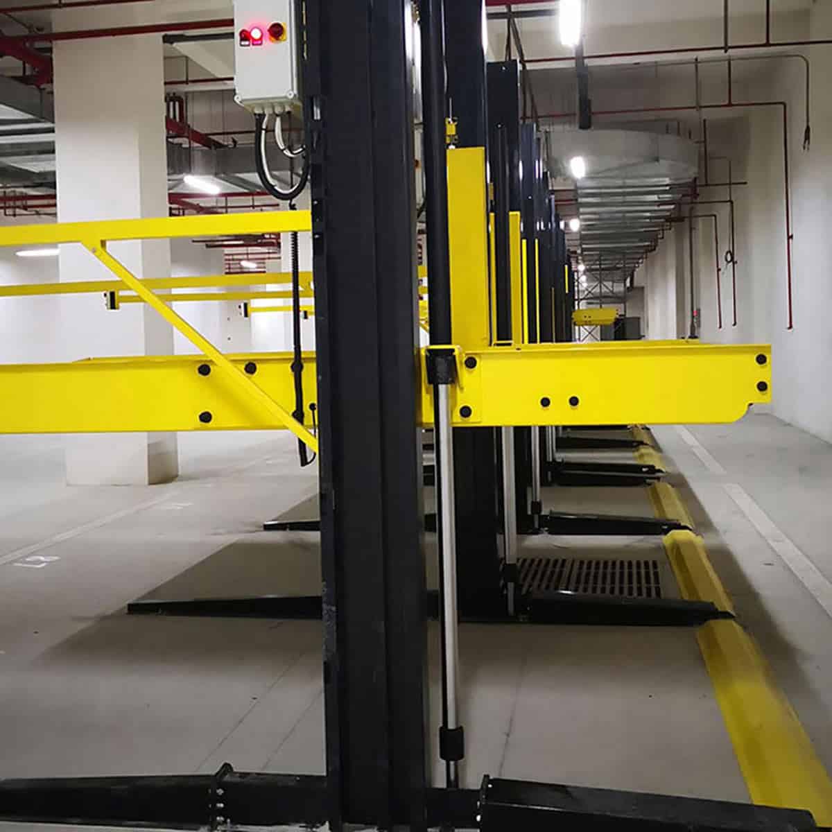 简易式机械停车位安装