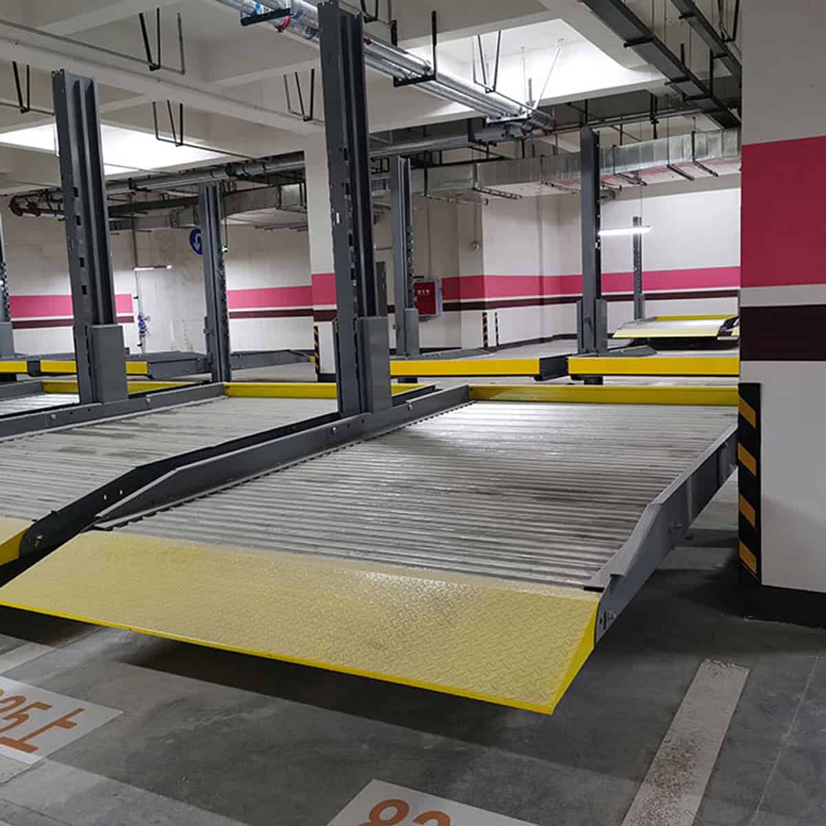 子长横移式机械停车场过规划