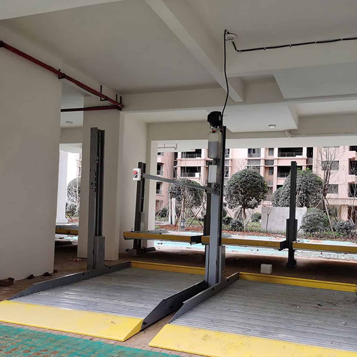 秦安俯仰式立体停车库改造