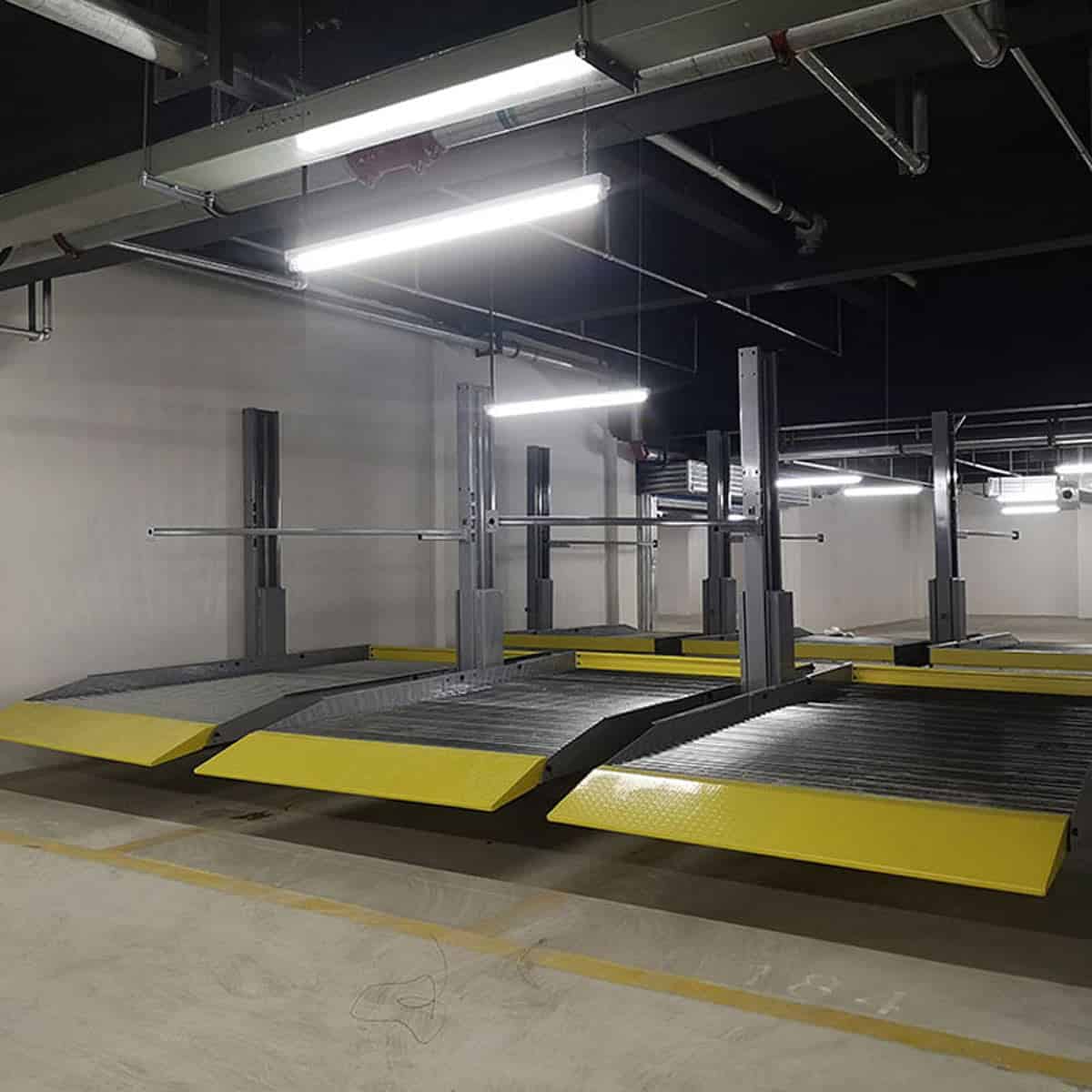 阿克塞简易机械停车库安装