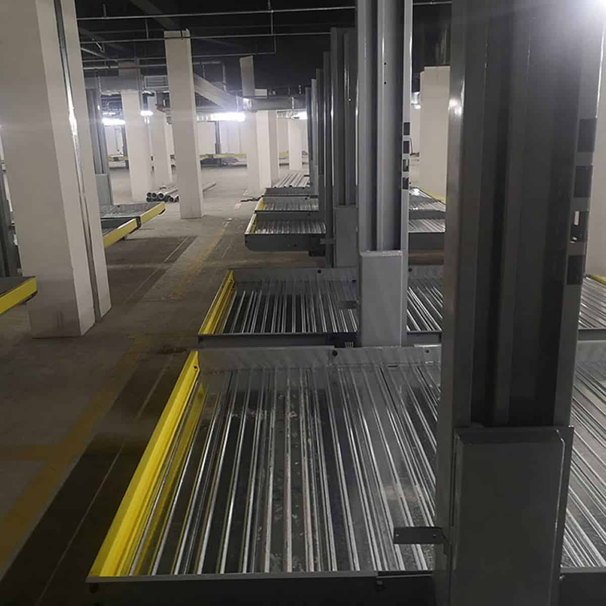 青白江简易升降立体车位过验收