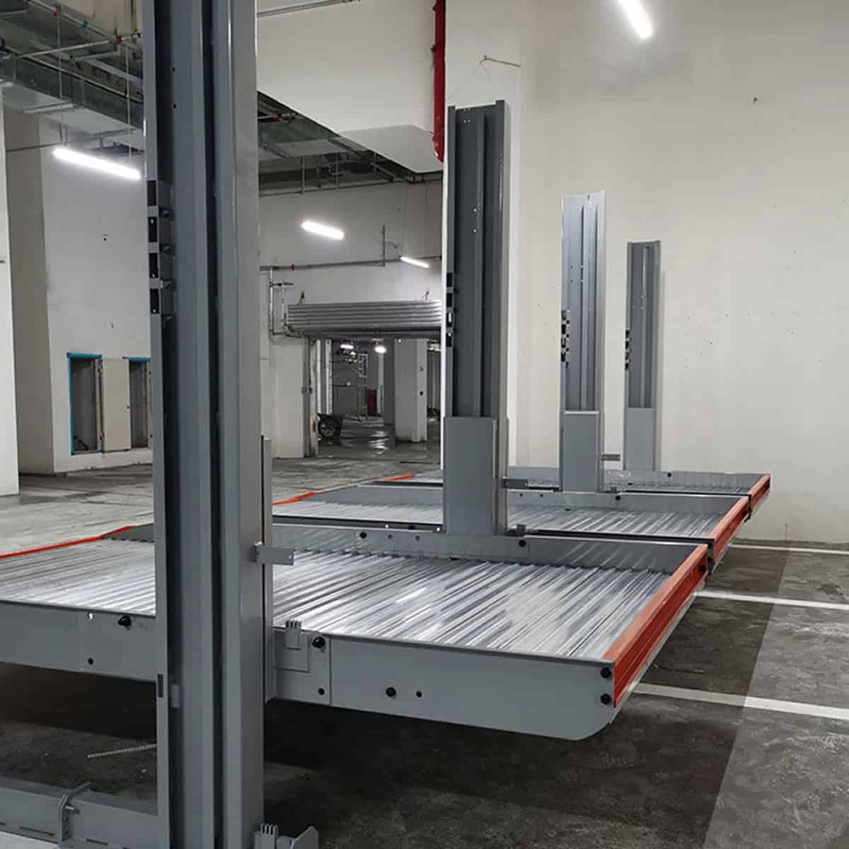 游仙四柱式停车库拆除