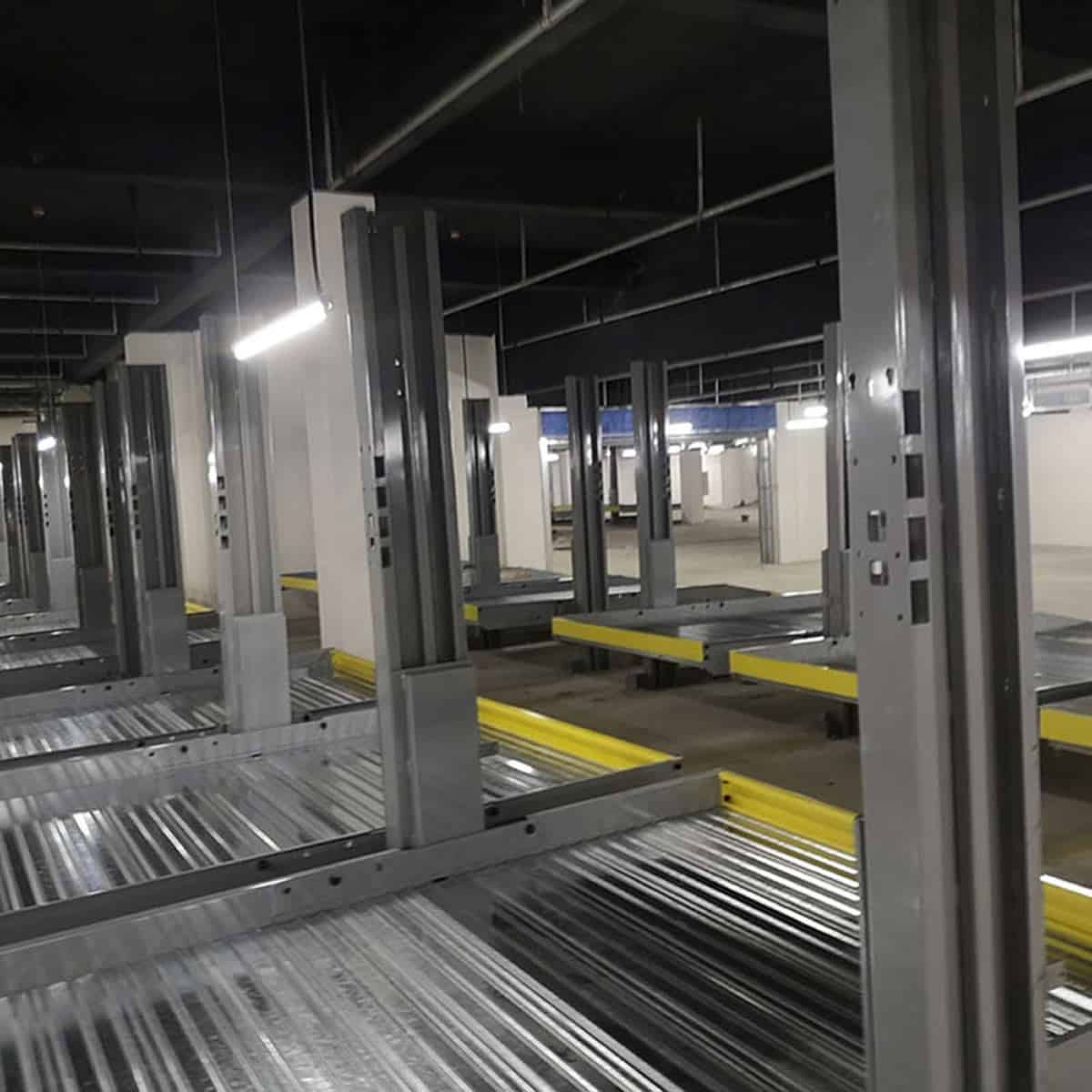 张家川升降横移式机械式立体车库改造