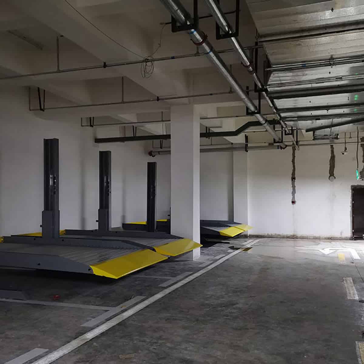 阿克塞简易升降式立体停车位安装