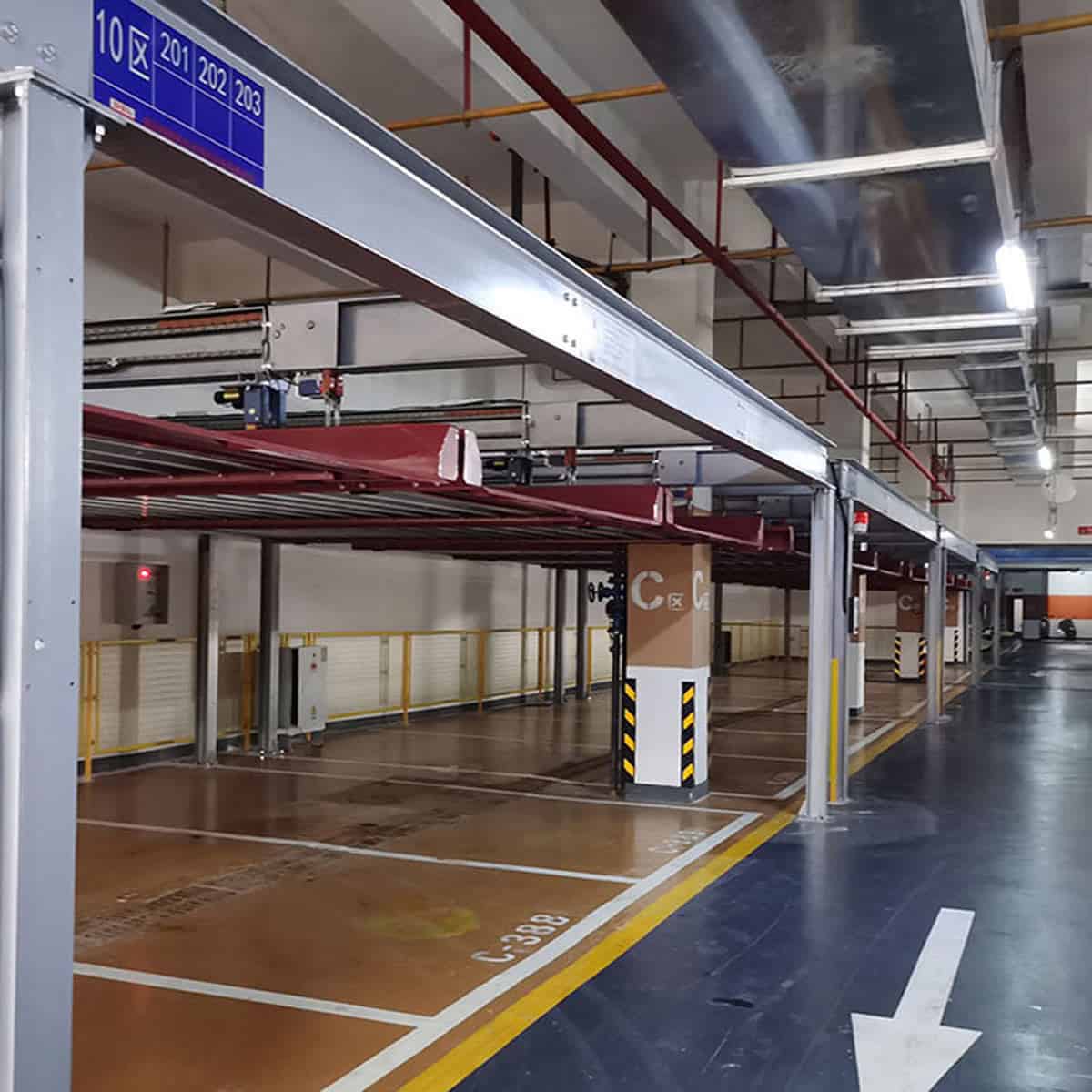 子长升降横移式机械停车位拆除