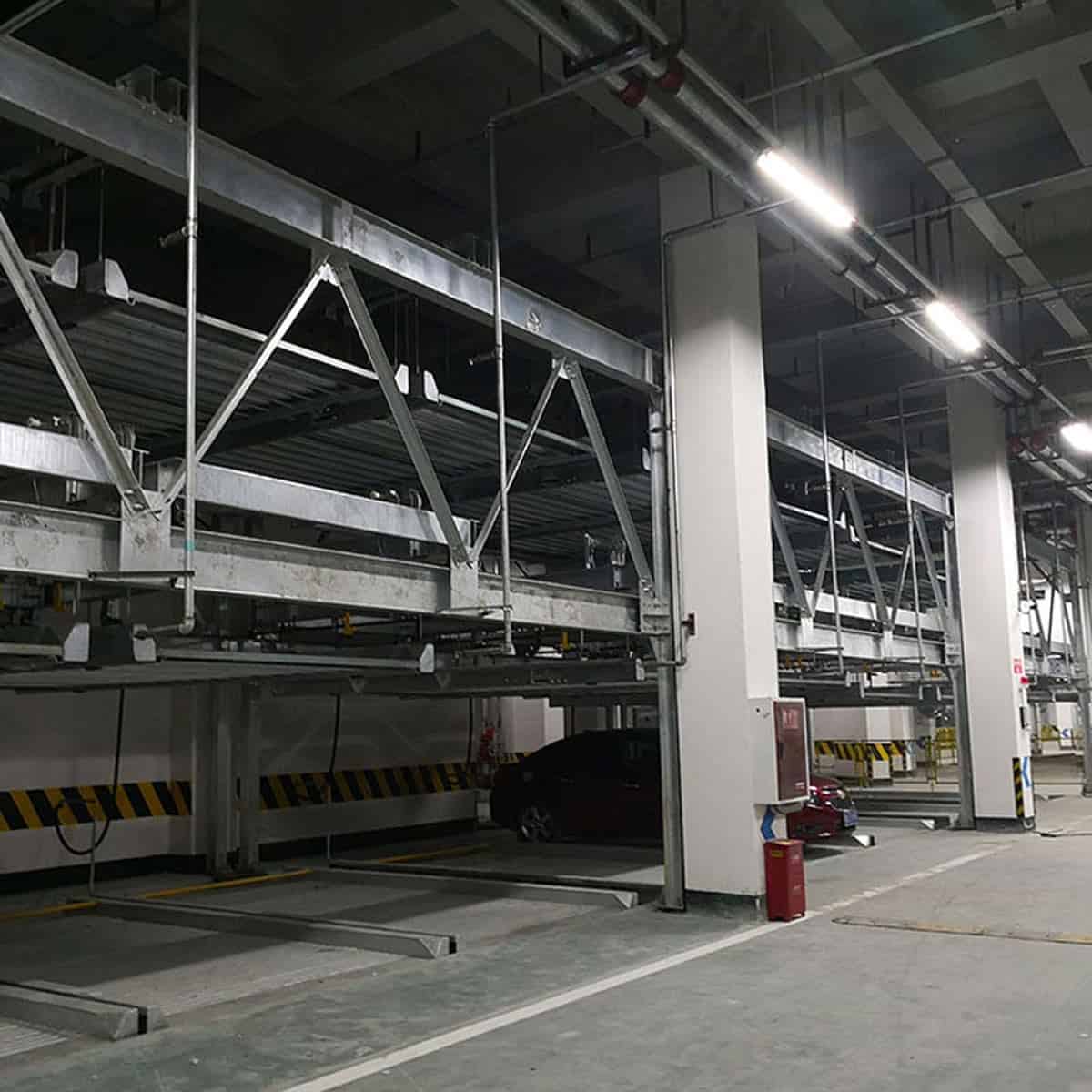 两当升降式立体停车场过规划