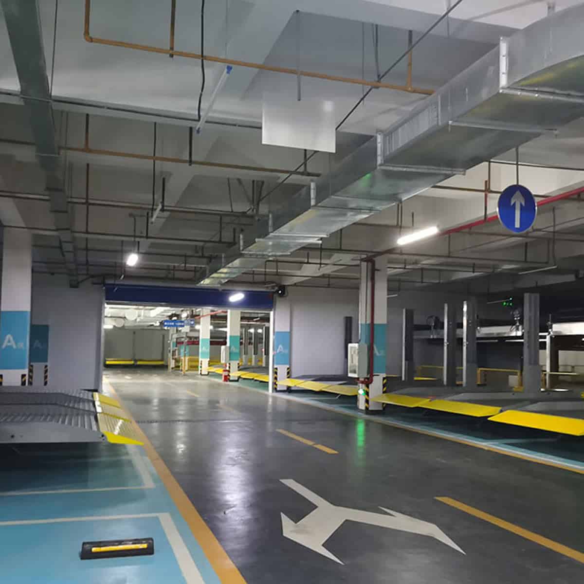 秦安简易升降式机械停车场二手