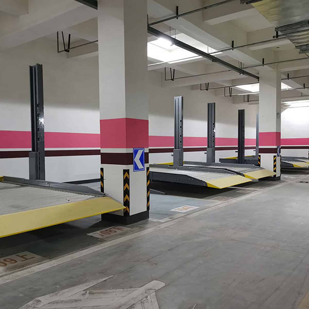 洛南横移式立体停车库过验收