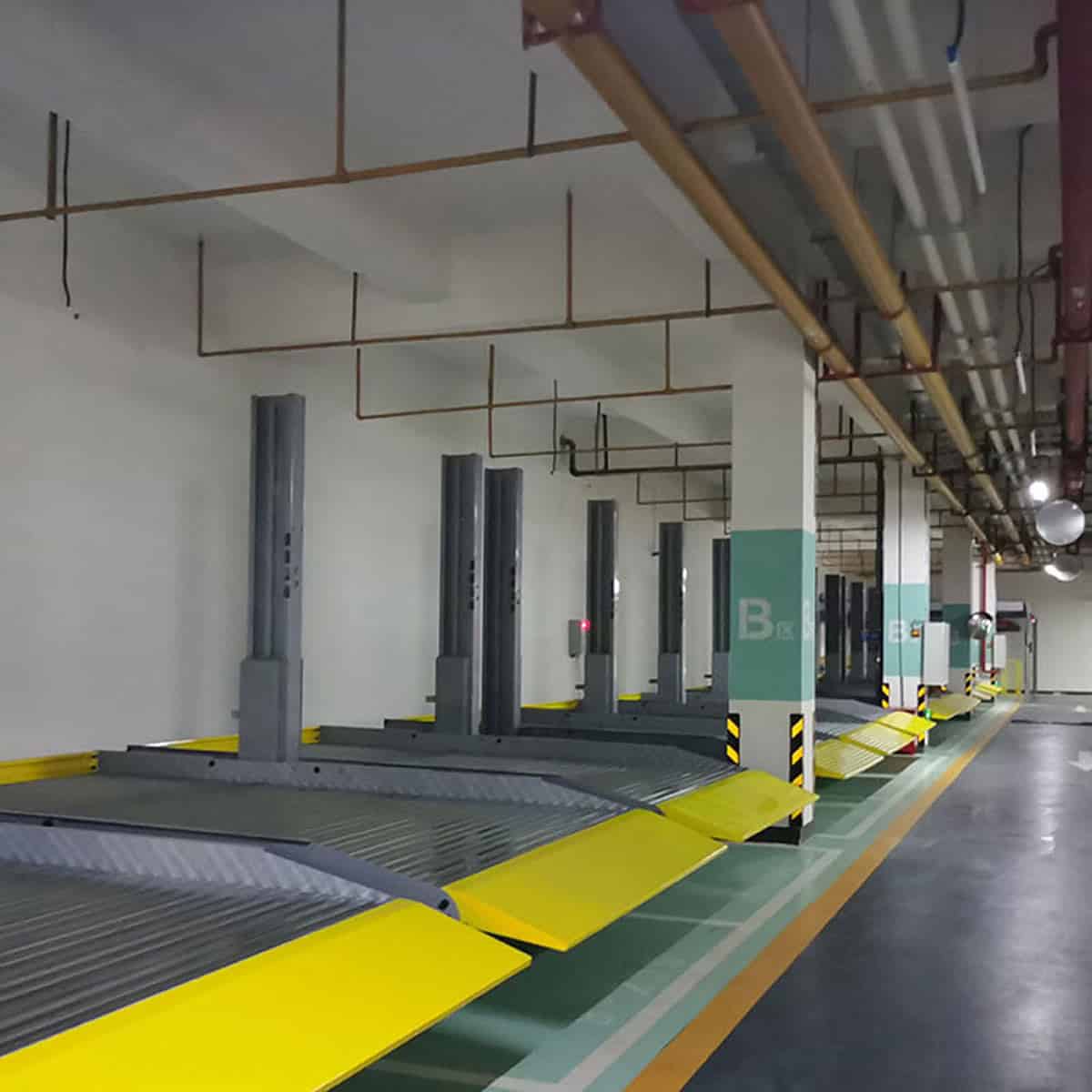 白云双柱机械车库租赁