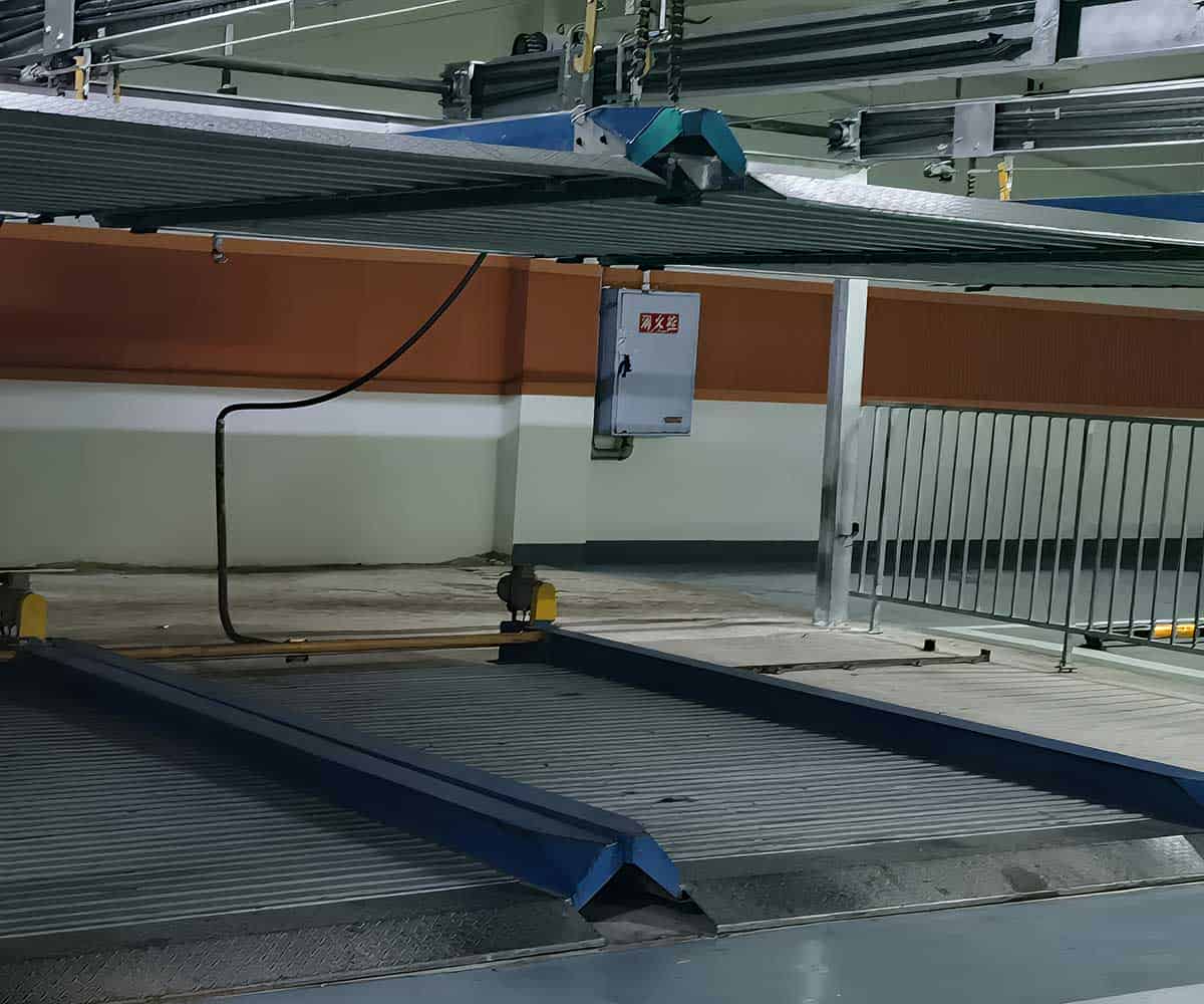 二手简易升降立体车库划线技巧分享