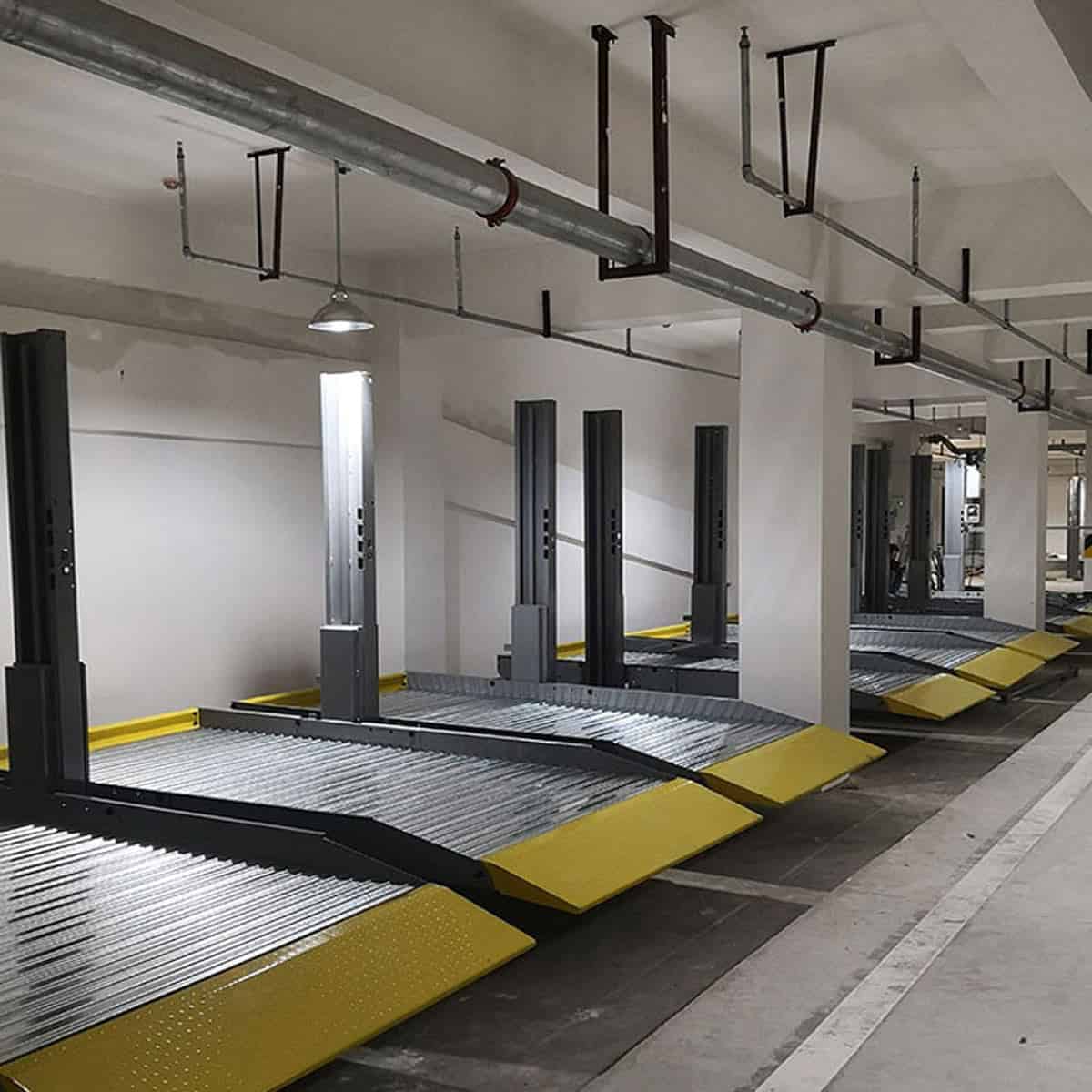 吴起别墅智能立体车库运作过程