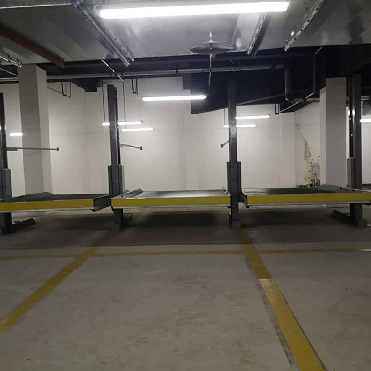 秦安平面移动立体车库运行原理