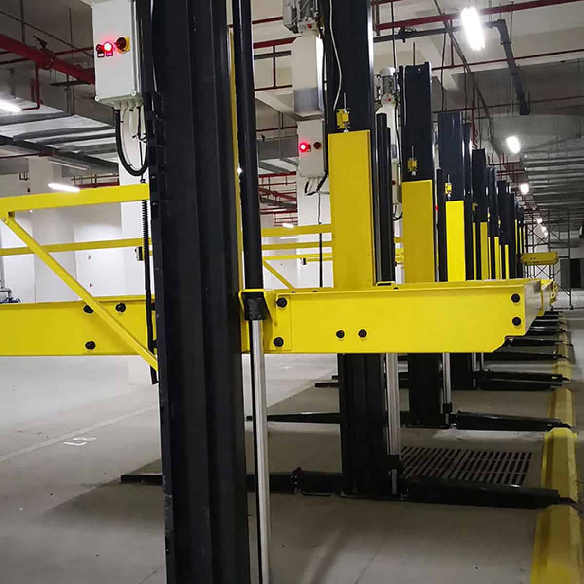 游仙立体车库连续出入库可实现同时存取车