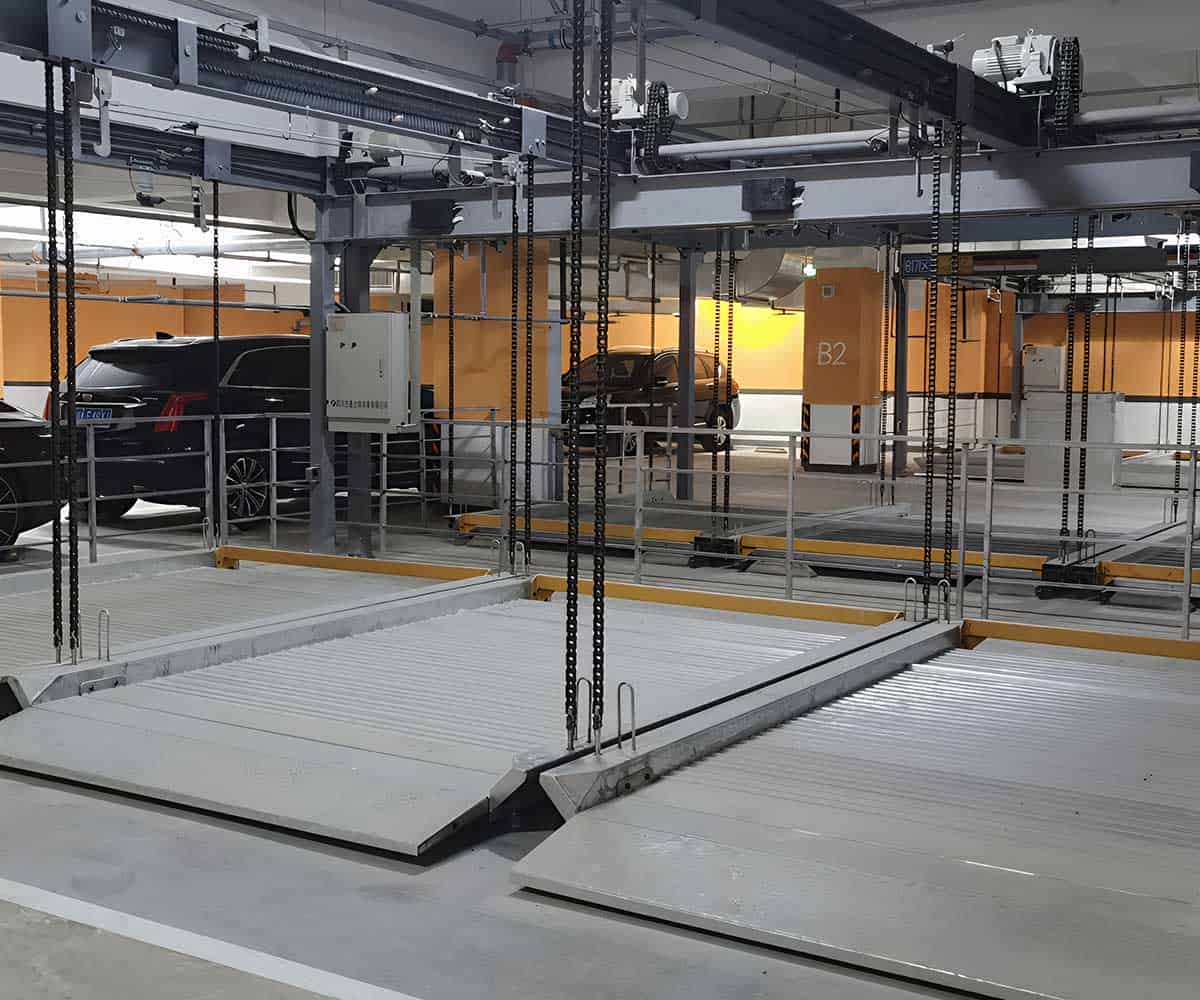 子长PSH立体车库停车设备进出注意事项