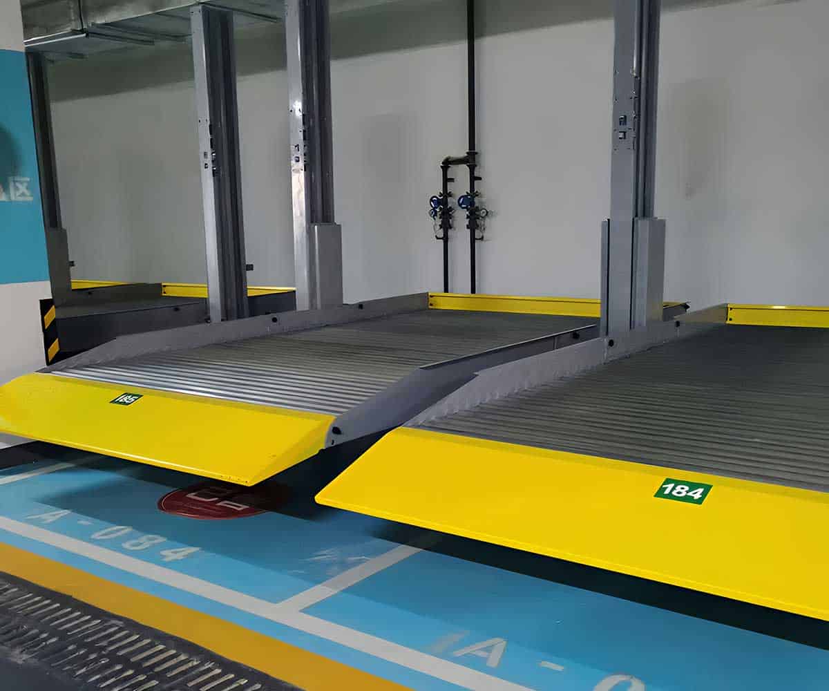 丽江两柱式机械立体停车设备划线规范详解