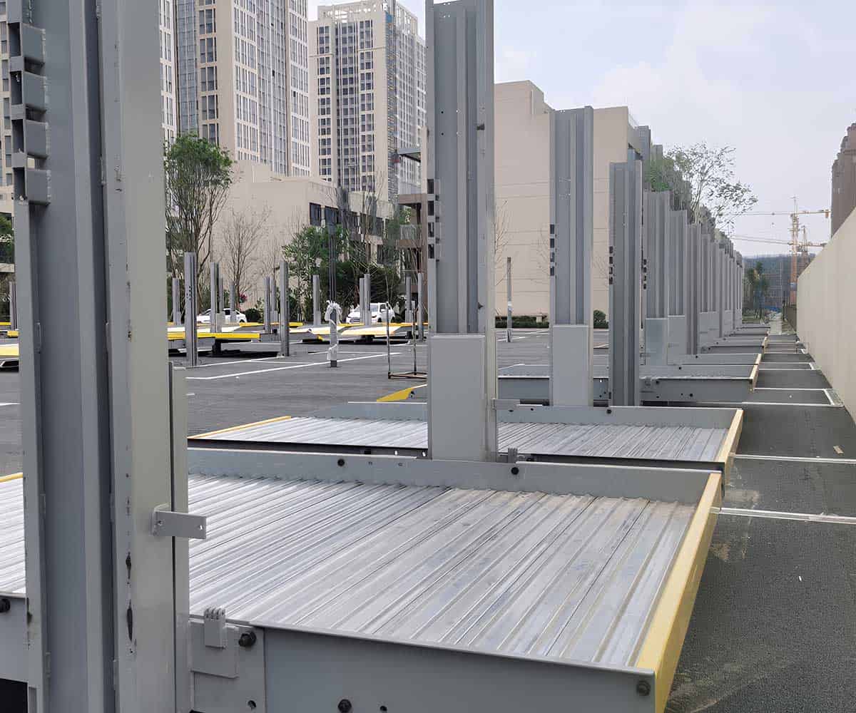 青白江四柱式机械停车设备的基地构建高效停车解决方案