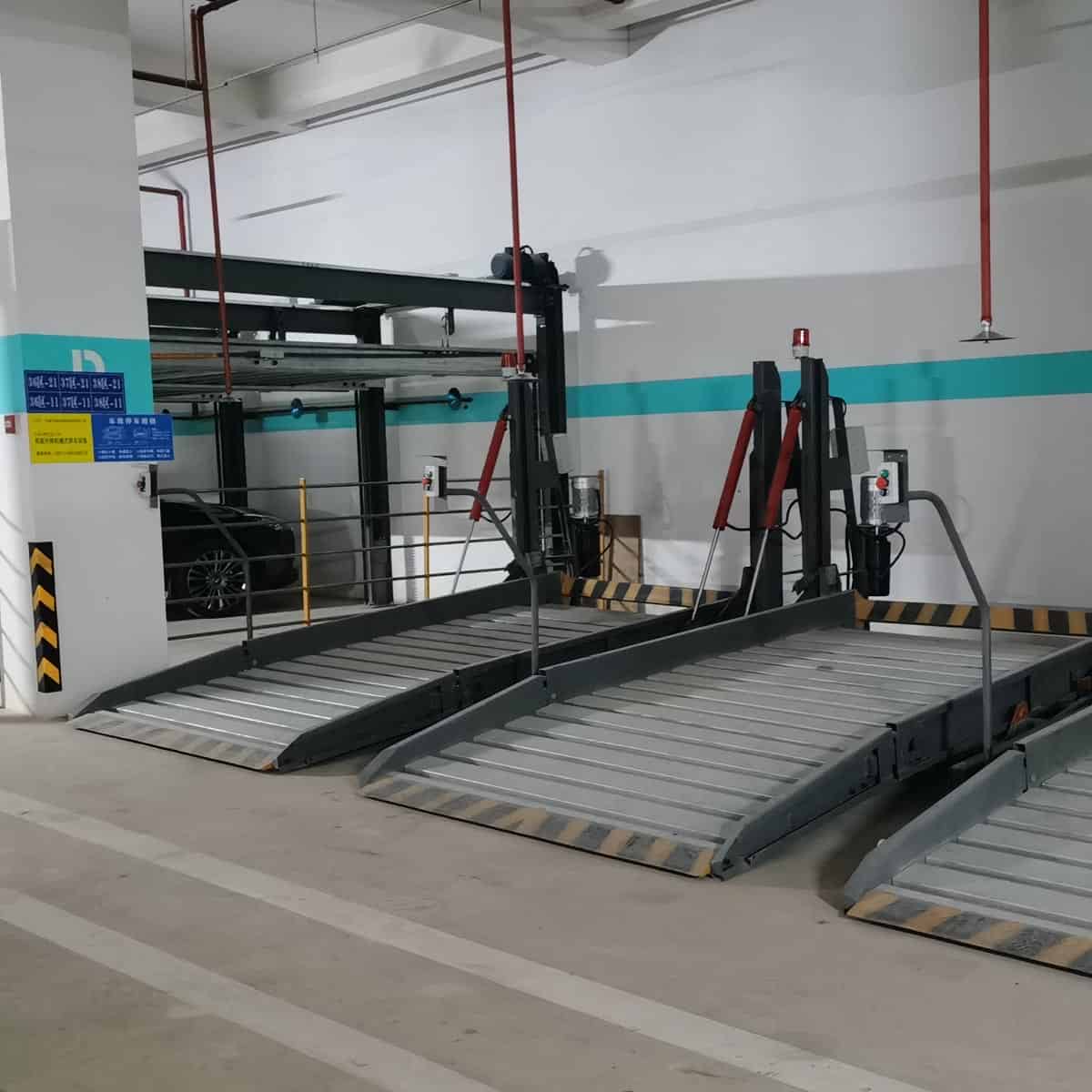 平移机械停车安装俯仰简易式停车设备租赁经营